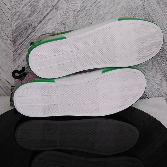 Ground Up' Wicked High Top Sneakers Sz: US 9.5 Women's Green/Pink - Picture 5 of 7